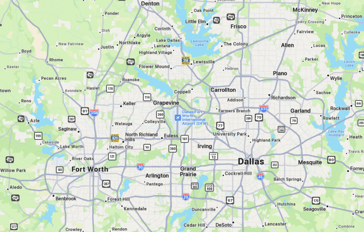 DFW-metro-1160x740 Serving the North Texas metroplex – Dallas & Fort Worth and surrounding cities